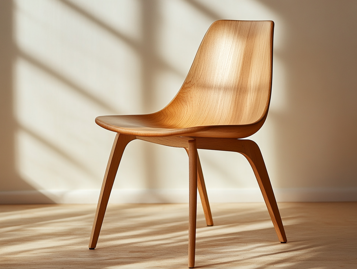 Modern wooden chair