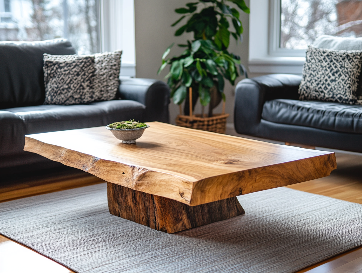 Minimalist coffee table